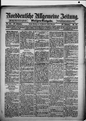 Norddeutsche allgemeine Zeitung vom 10.09.1889