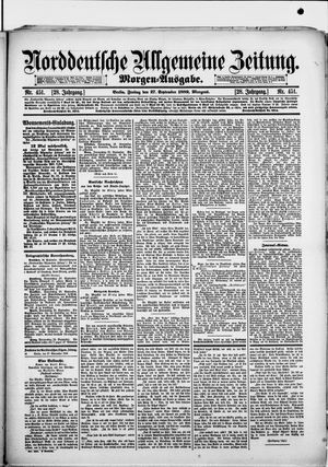 Norddeutsche allgemeine Zeitung vom 27.09.1889