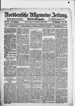 Norddeutsche allgemeine Zeitung vom 30.09.1889