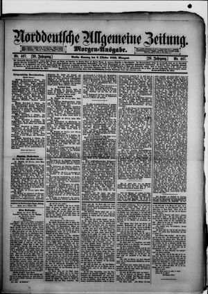 Norddeutsche allgemeine Zeitung vom 06.10.1889