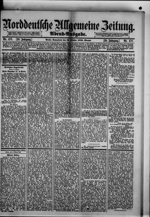 Norddeutsche allgemeine Zeitung vom 12.10.1889