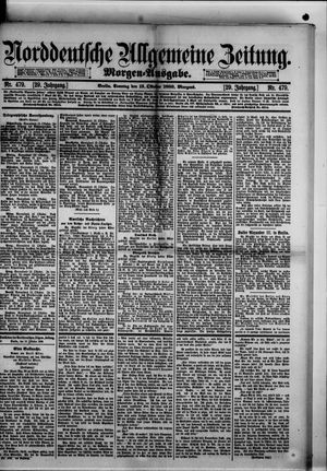 Norddeutsche allgemeine Zeitung vom 13.10.1889
