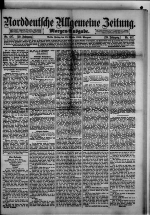 Norddeutsche allgemeine Zeitung vom 18.10.1889