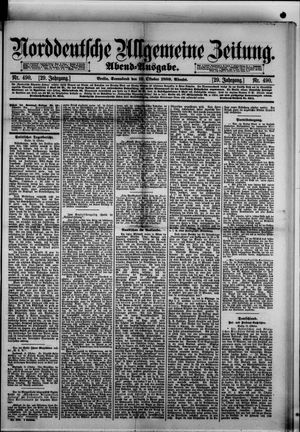Norddeutsche allgemeine Zeitung vom 19.10.1889