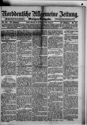 Norddeutsche allgemeine Zeitung vom 23.10.1889