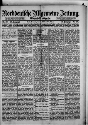 Norddeutsche allgemeine Zeitung vom 24.10.1889