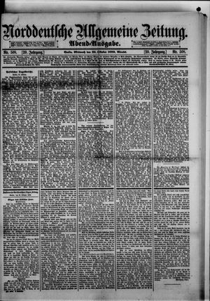 Norddeutsche allgemeine Zeitung vom 30.10.1889