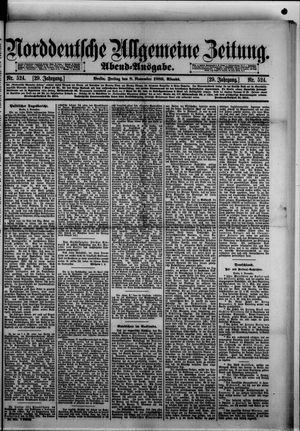 Norddeutsche allgemeine Zeitung vom 08.11.1889