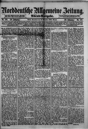 Norddeutsche allgemeine Zeitung vom 16.11.1889