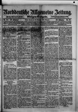 Norddeutsche allgemeine Zeitung vom 24.11.1889