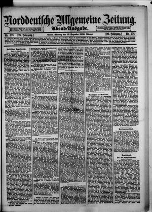 Norddeutsche allgemeine Zeitung vom 10.12.1889