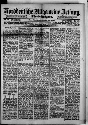 Norddeutsche allgemeine Zeitung vom 11.12.1889