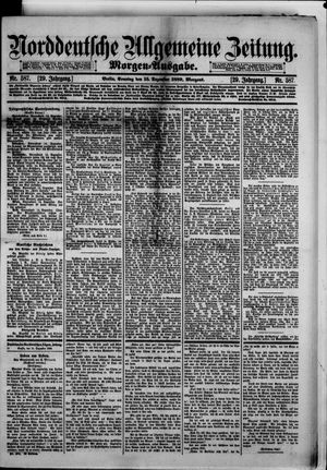 Norddeutsche allgemeine Zeitung vom 15.12.1889