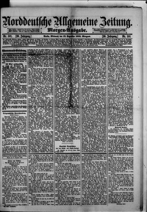 Norddeutsche allgemeine Zeitung vom 18.12.1889