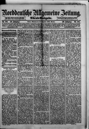 Norddeutsche allgemeine Zeitung vom 18.12.1889