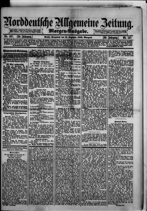 Norddeutsche allgemeine Zeitung vom 21.12.1889