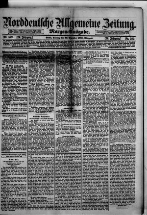 Norddeutsche allgemeine Zeitung vom 22.12.1889