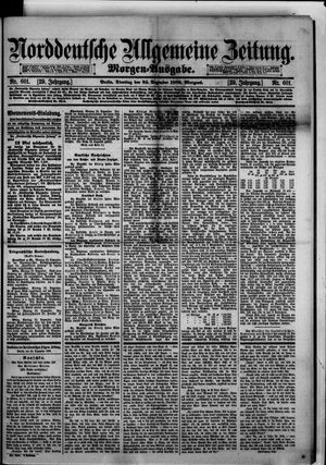 Norddeutsche allgemeine Zeitung vom 24.12.1889