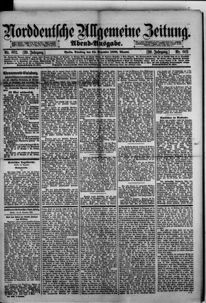 Norddeutsche allgemeine Zeitung vom 24.12.1889