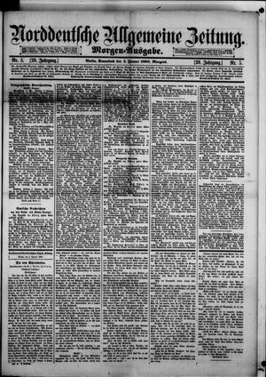 Norddeutsche allgemeine Zeitung on Jan 4, 1890