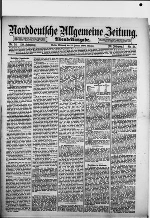 Norddeutsche allgemeine Zeitung vom 15.01.1890