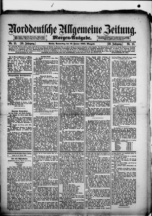 Norddeutsche allgemeine Zeitung vom 16.01.1890