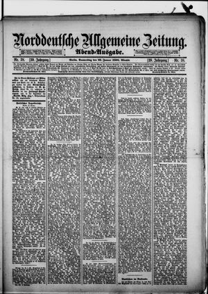 Norddeutsche allgemeine Zeitung vom 23.01.1890