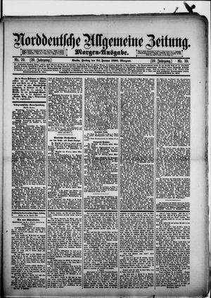 Norddeutsche allgemeine Zeitung vom 24.01.1890