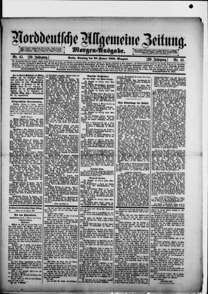 Norddeutsche allgemeine Zeitung vom 28.01.1890
