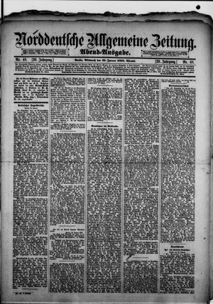 Norddeutsche allgemeine Zeitung vom 29.01.1890