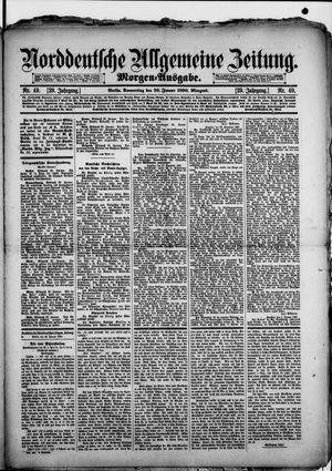 Norddeutsche allgemeine Zeitung vom 30.01.1890