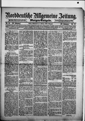 Norddeutsche allgemeine Zeitung vom 05.02.1890