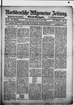 Norddeutsche allgemeine Zeitung on Feb 6, 1890