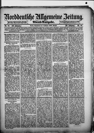 Norddeutsche allgemeine Zeitung on Feb 8, 1890
