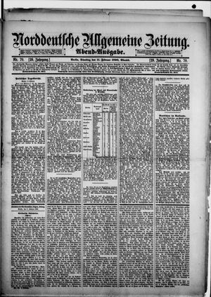 Norddeutsche allgemeine Zeitung on Feb 11, 1890