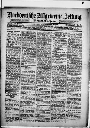 Norddeutsche allgemeine Zeitung vom 12.02.1890