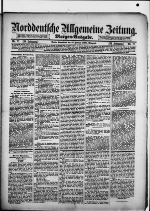 Norddeutsche allgemeine Zeitung vom 15.02.1890