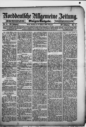 Norddeutsche allgemeine Zeitung vom 18.02.1890