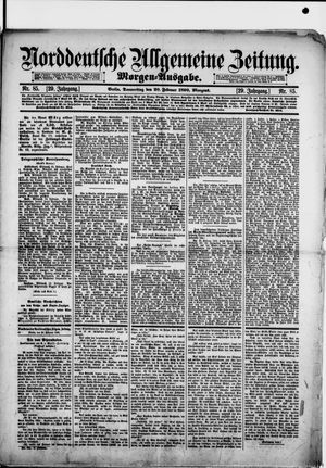 Norddeutsche allgemeine Zeitung on Feb 20, 1890