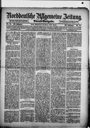 Norddeutsche allgemeine Zeitung on Feb 26, 1890