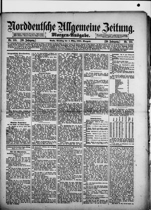 Norddeutsche allgemeine Zeitung on Mar 4, 1890