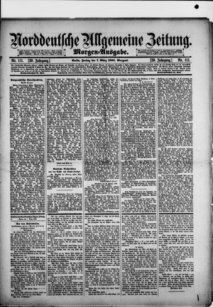 Norddeutsche allgemeine Zeitung on Mar 7, 1890