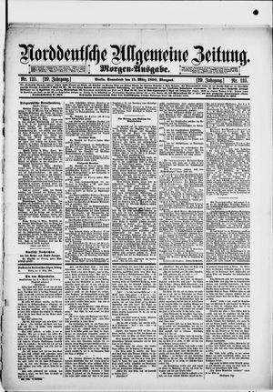 Norddeutsche allgemeine Zeitung on Mar 15, 1890