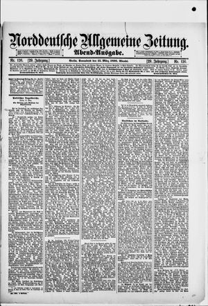 Norddeutsche allgemeine Zeitung on Mar 15, 1890