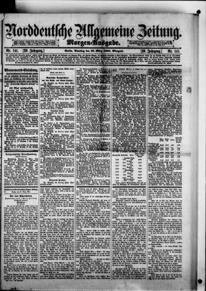 Norddeutsche allgemeine Zeitung on Mar 25, 1890