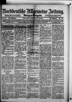 Norddeutsche allgemeine Zeitung vom 28.03.1890