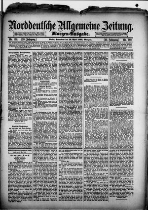 Norddeutsche allgemeine Zeitung vom 12.04.1890