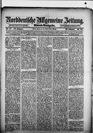 Norddeutsche allgemeine Zeitung on Apr 18, 1890