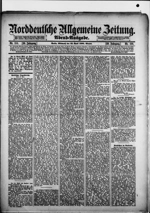 Norddeutsche allgemeine Zeitung vom 23.04.1890
