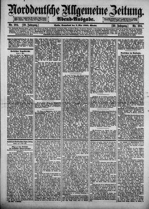 Norddeutsche allgemeine Zeitung on May 3, 1890